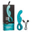 Key by Jopen Leia Designer Dual Motor Massager - Robin Egg Blue