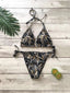 Floral Temptation Triangle Bikini