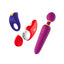 ROMP Pleasure Sex Toy Kit Blue Red Purple
