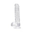 Loving Joy 6 Inch Dildo with Balls Clear