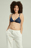 The Sheer Deco Easy Does It Bralette Navy Up to G Cup – image 1