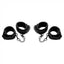 Master Series Kinky Comfort Wrist & Ankle Cuff Set Black