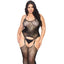 Leg Avenue Lace Suspender Bodystocking Plus Size