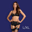 Obsessive Redella 3-Piece Set L/XL - Black