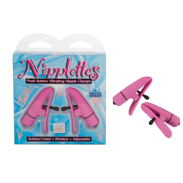 California Exotics Nipplettes Vibrating Nipple Clamps