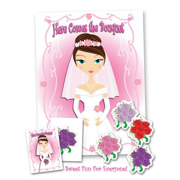 Bride to Be Here Comes the Bouquet - Hen & Stag Party Games Main image