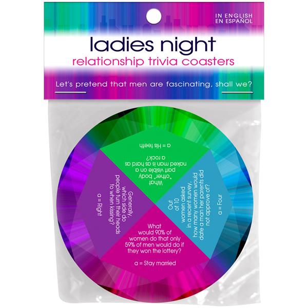 Ladies Night Trivia Coasters - Hen & Stag Party Games