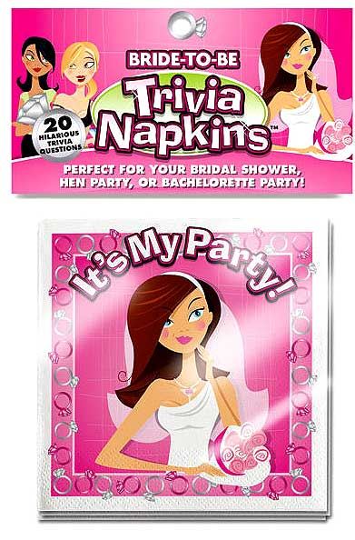 Bride to Be Trivia Napkins Secondary image