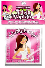 Bride to Be Trivia Napkins - image 2