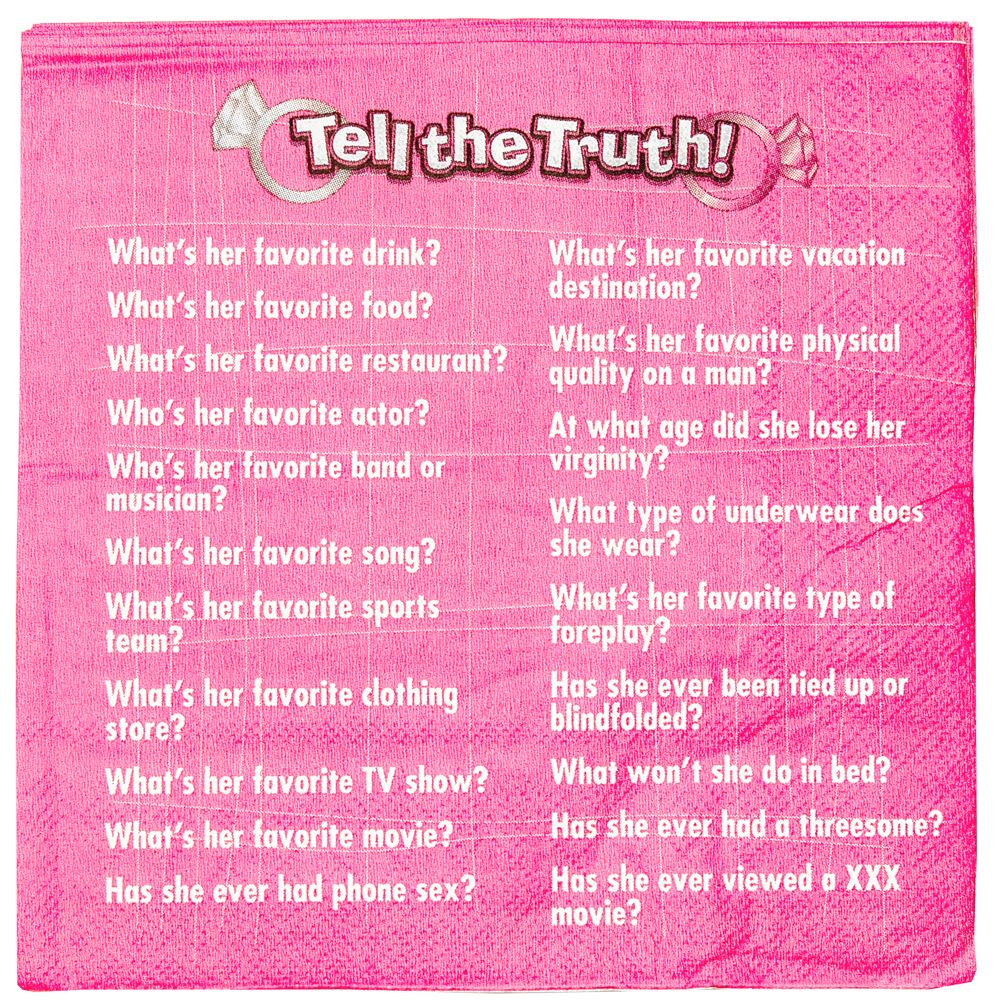 Bride to Be Trivia Napkins - image 3