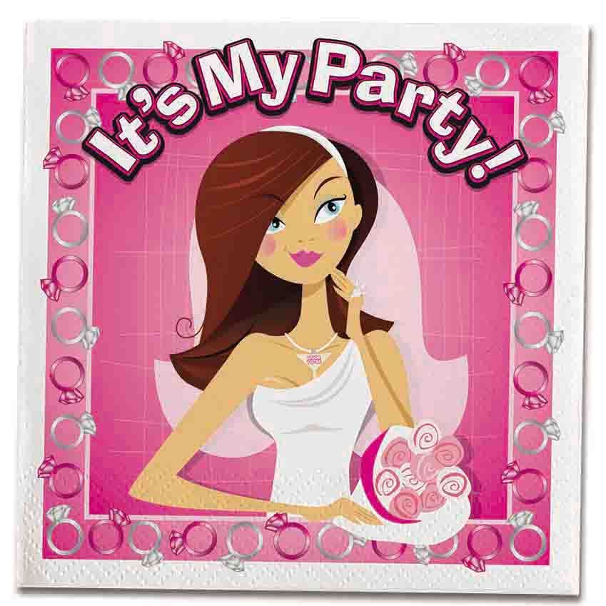 Bride to Be Trivia Napkins - Hen & Stag Party Games