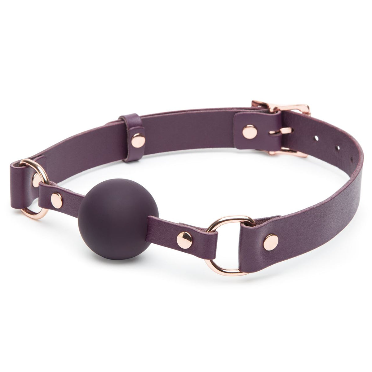 Fifty Shades Freed Cherished Collection Leather Ball Gag Main image