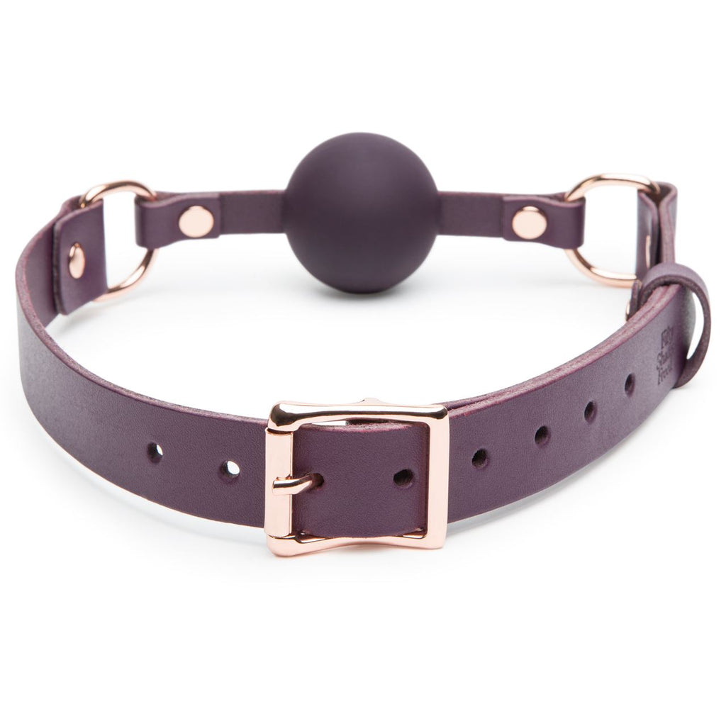 Fifty Shades Freed Cherished Collection Leather Ball Gag