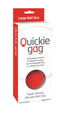 Quickie Ball Gag Large – Red