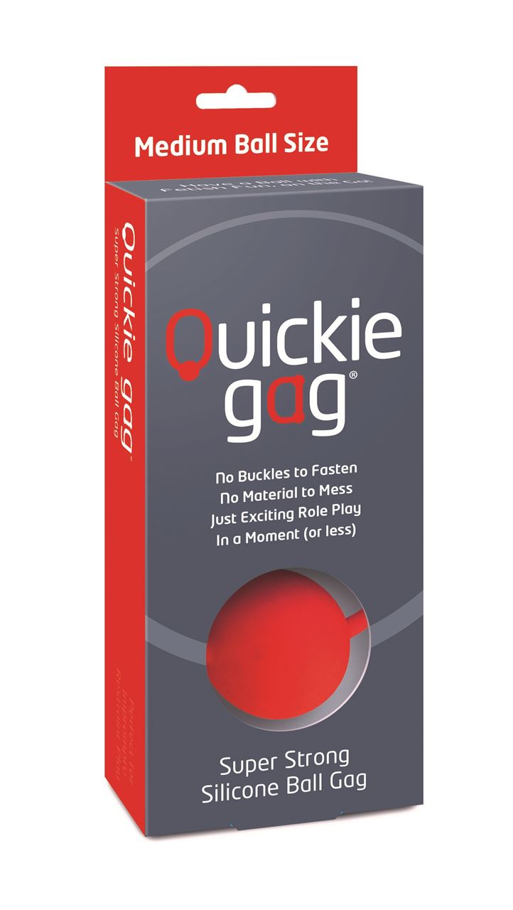 Quickie Ball Gag Medium – Red
