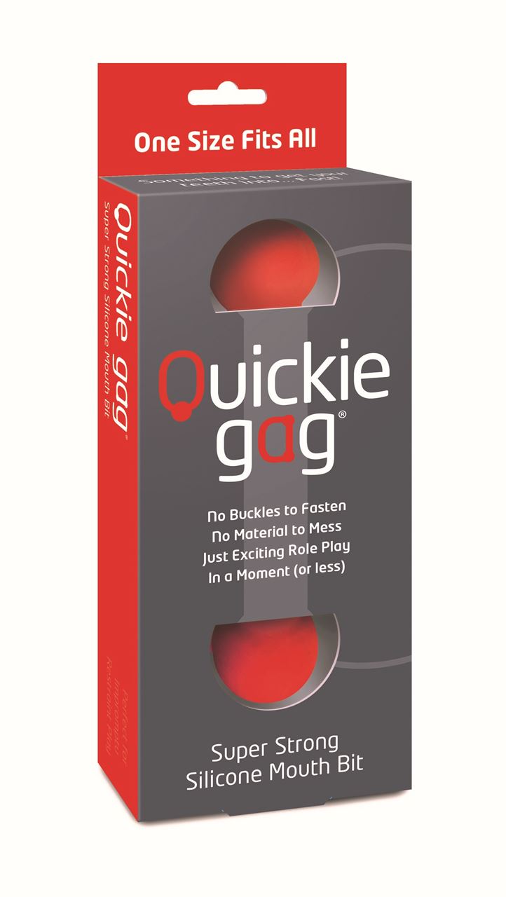 Quickie Gag Mouth Bit – Red