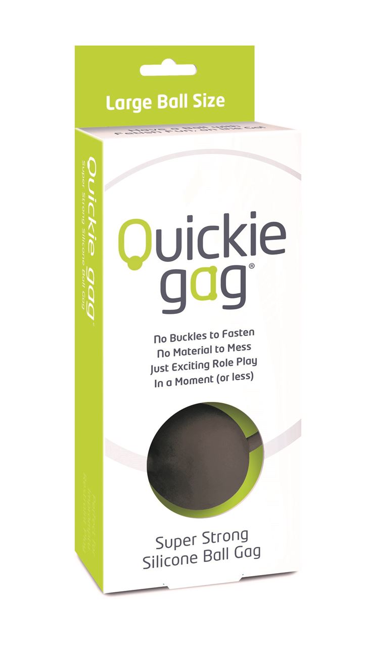 Quickie Ball Gag Large – Black