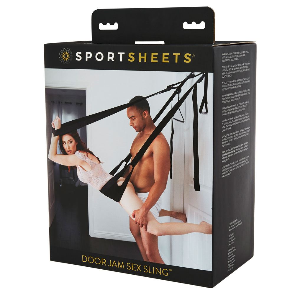 Sportsheets Door Jam Sex Swing - Black