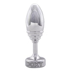 Doxy Ribbed Aluminium Butt Plug