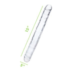 Me You Us Ultra Cock Jelly Double Ended Dildo Clear 15 Inch