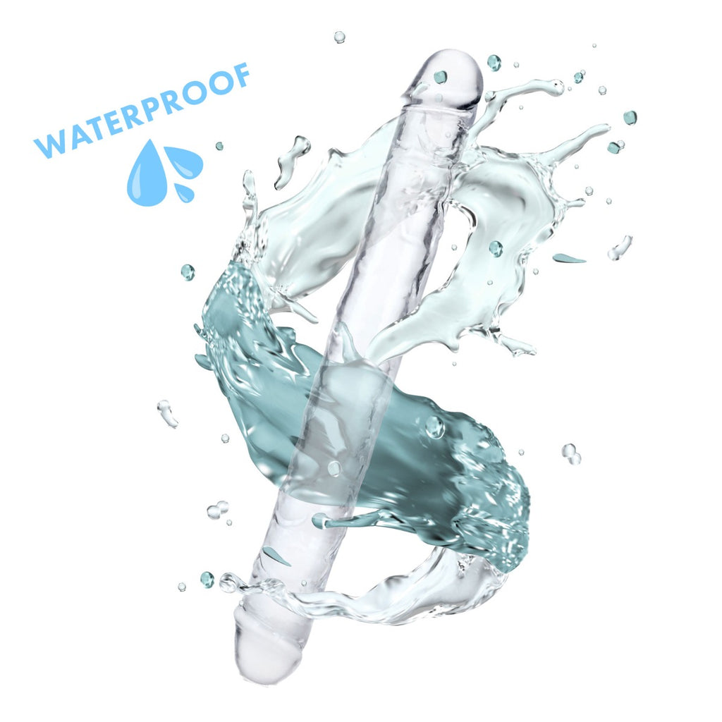 Me You Us Ultra Cock Jelly Double Ended Dildo Clear 15 Inch