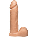 Doc Johnson Realistic Cock with Ultra Harness Vac U Lock White 8in