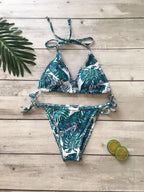 Floral Temptation Triangle Bikini