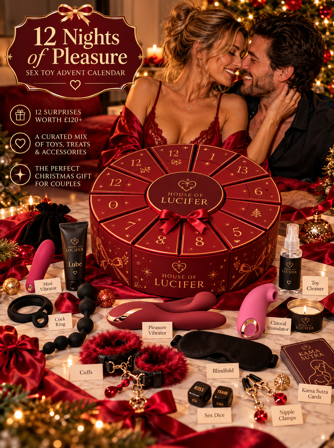 House of Lucifer 12 Nights of Pleasure – Sex Toy Advent Calendar