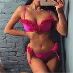 Lucifer Angel Set - Soft Pink Ruffle Bikini UK