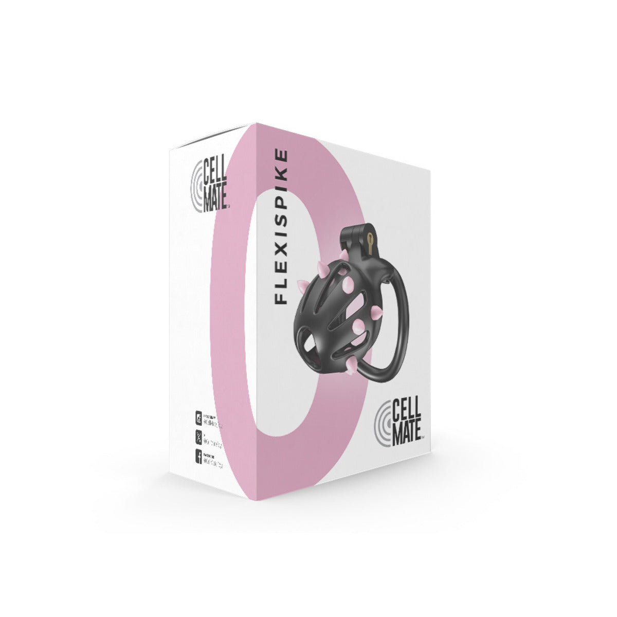 Cellmate FlexiSpike Chastity Cage Size 0 Black Secondary image