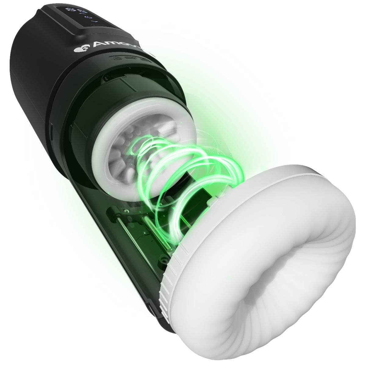Amovibe Porsha Automatic Masturbator with Rubbing Vibration & Heating Levels Main image