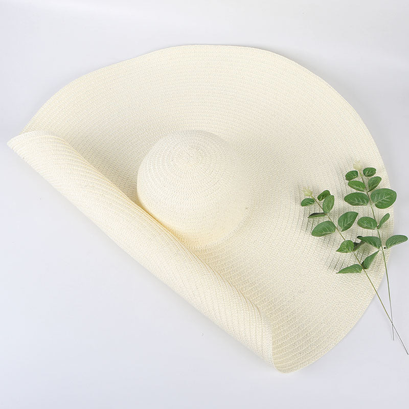 Lucifer’s Summer Crown – Oversized Luxury Beach Hat with UV Protection UK