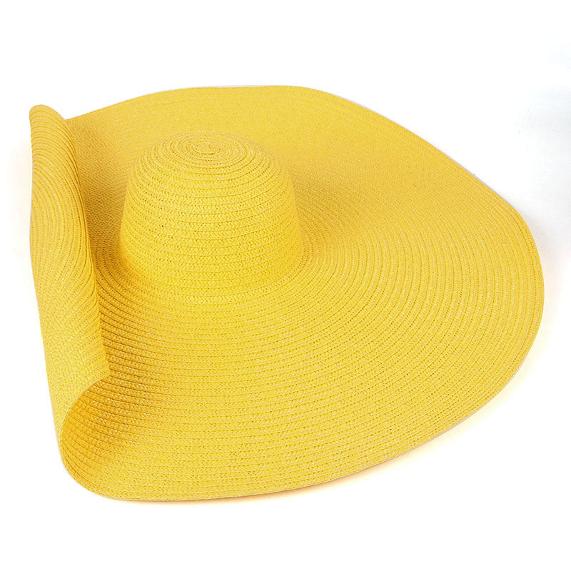 Lucifer’s Summer Crown – Oversized Luxury Beach Hat with UV Protection UK