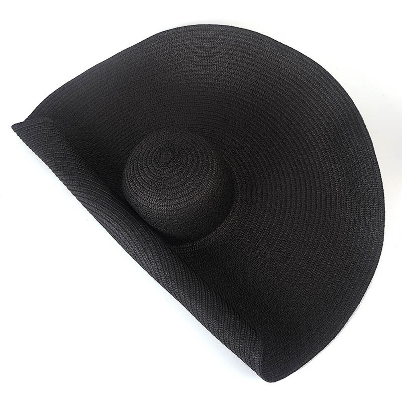 Lucifer’s Summer Crown – Oversized Luxury Beach Hat with UV Protection UK