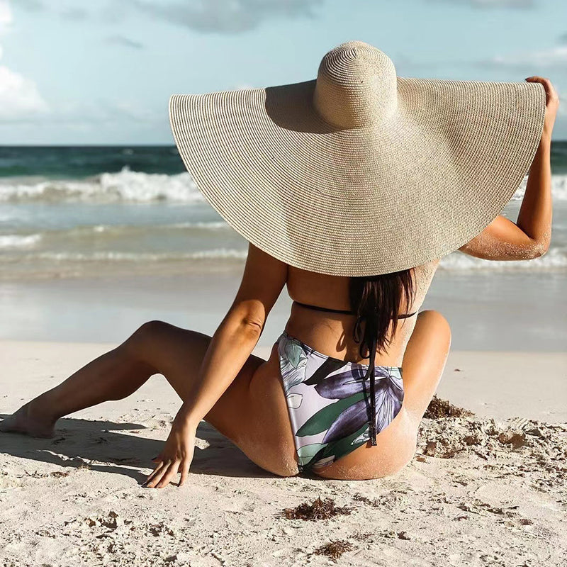 Lucifer’s Summer Crown – Oversized Luxury Beach Hat with UV Protection UK Secondary image