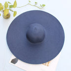 Lucifer’s Summer Crown – Oversized Luxury Beach Hat with UV Protection UK
