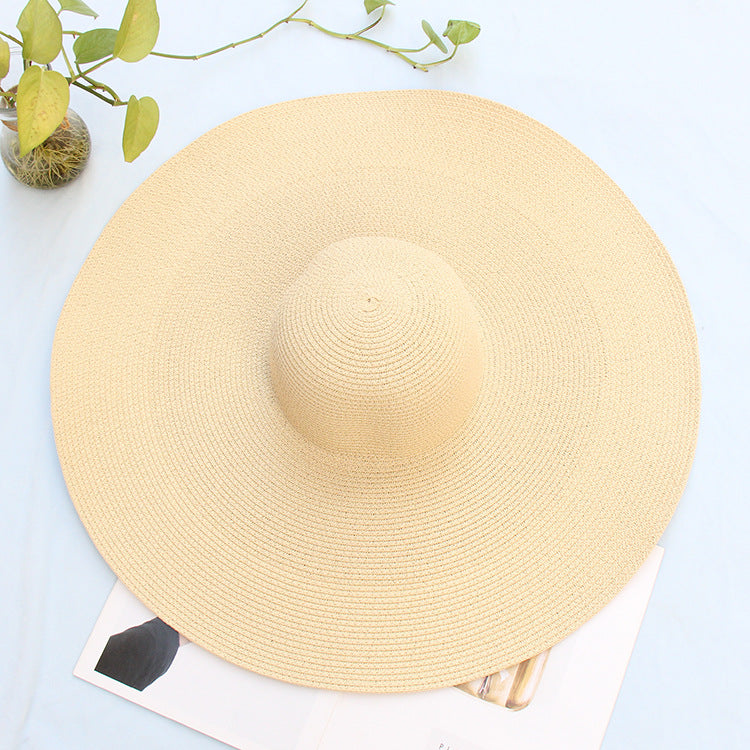 Lucifer’s Summer Crown – Oversized Luxury Beach Hat with UV Protection UK