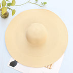 Lucifer’s Summer Crown – Oversized Luxury Beach Hat with UV Protection UK