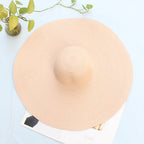 Lucifer’s Summer Crown – Oversized Luxury Beach Hat with UV Protection UK