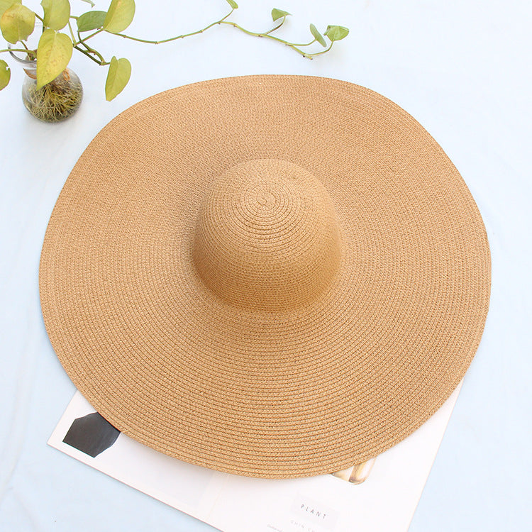 Lucifer’s Summer Crown – Oversized Luxury Beach Hat with UV Protection UK