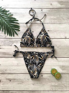 Floral Temptation Triangle Bikini