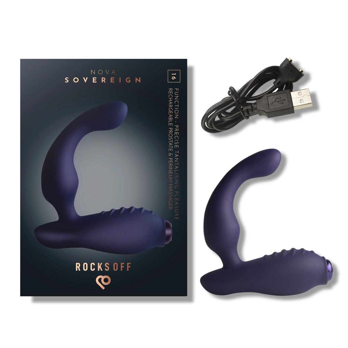 Rocks Off Sovereign Rechargeable Prostate Massager Secondary image