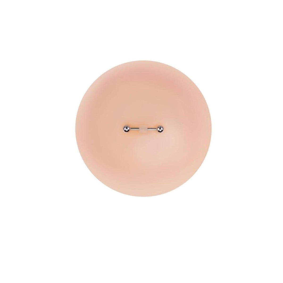 Peekaboos Silicone Pierced Nipple Covers Flesh Main image