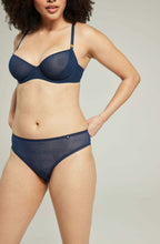 The Sheer Deco High Leg Brief Black – image 13