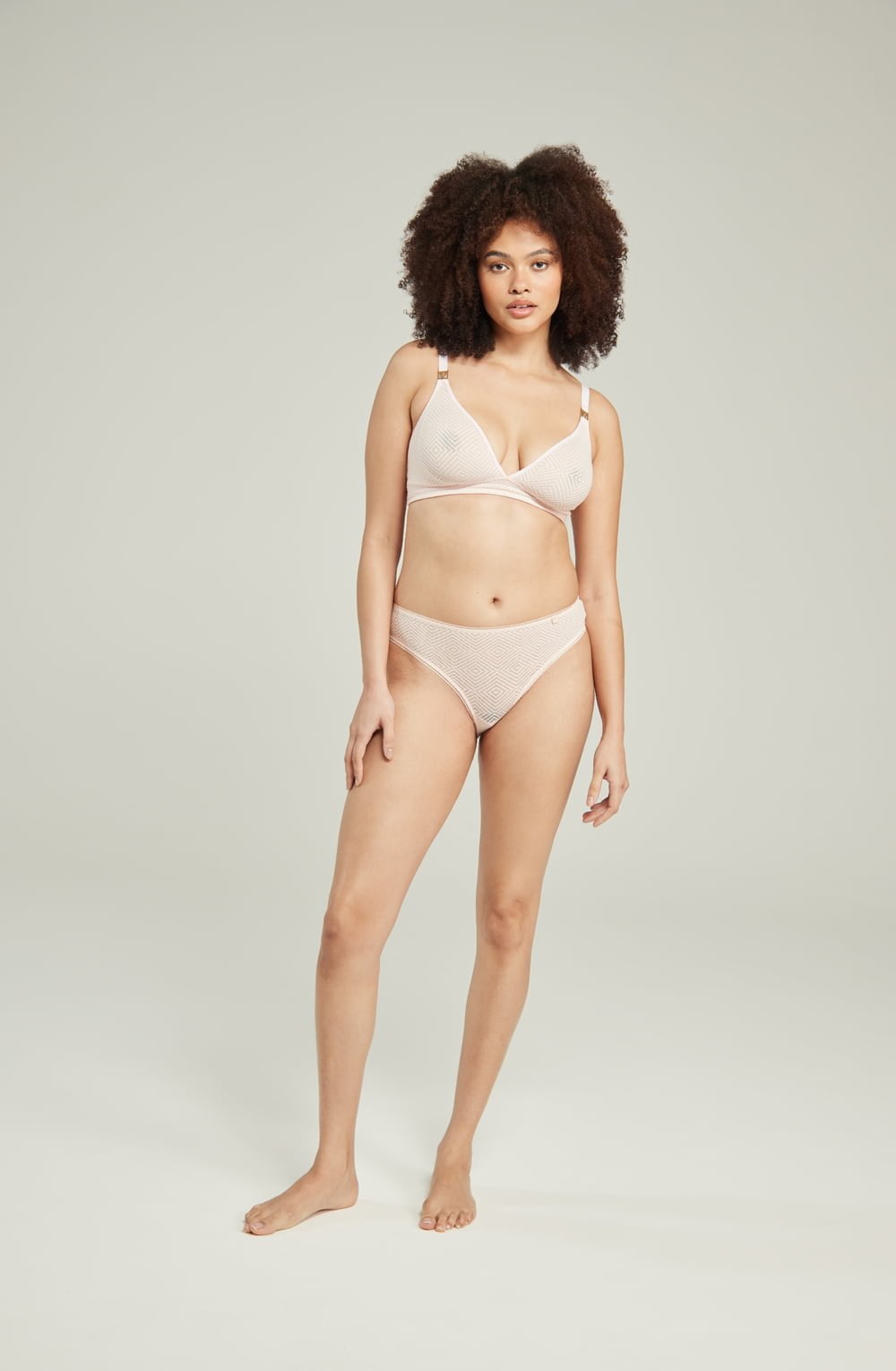 The Sheer Deco High Leg Brief Black – image 7