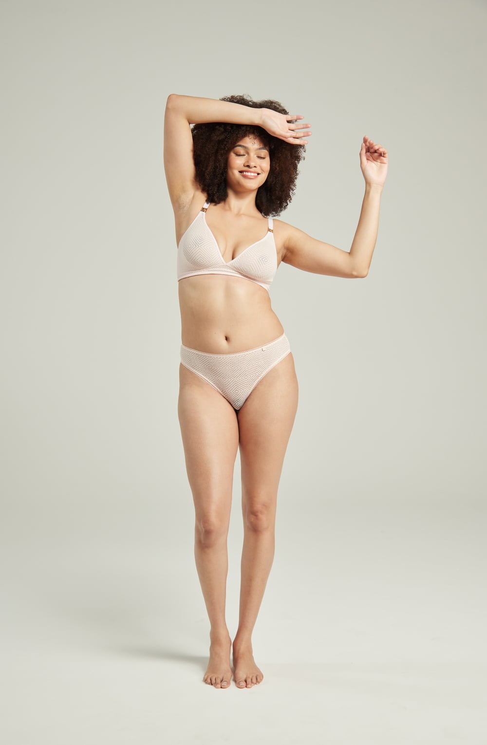 The Sheer Deco High Leg Brief Black – image 9