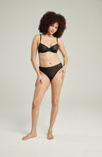 The Sheer Deco High Leg Brief Black – image 5