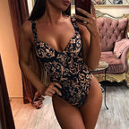 House of Lucifer Baroque Luxe Bodysuit – Elegant One Piece Swimsuit