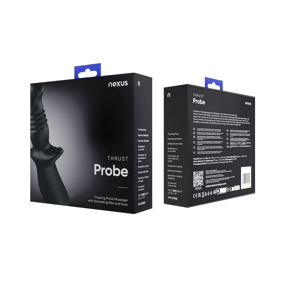 Nexus THRUST Anal Thrusting Prostate Probe - Black