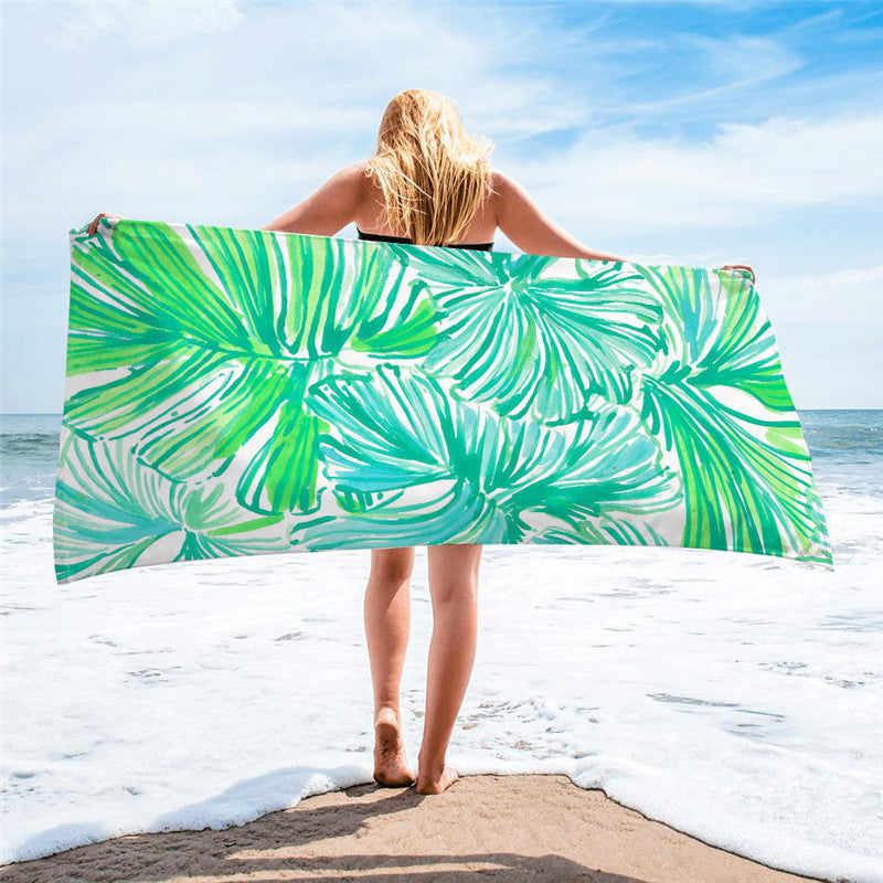 Lucifer - Squere Beach Towel – Stylish Ocean Design Quick Dry & Lightweight UK